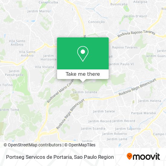 Portseg Servicos de Portaria map