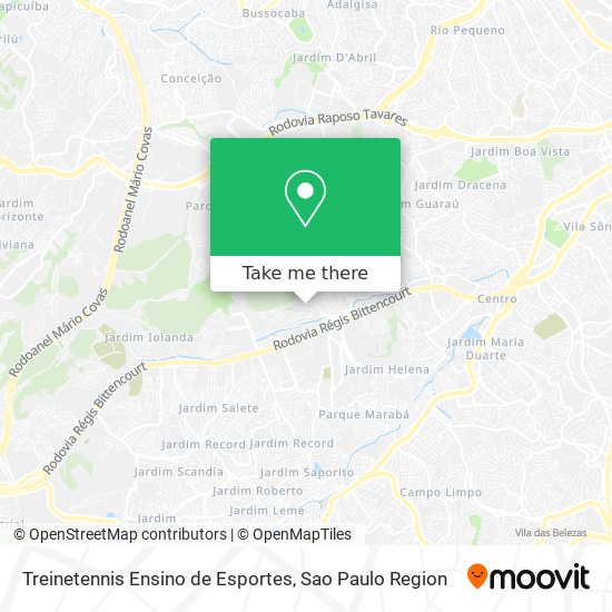 Treinetennis Ensino de Esportes map