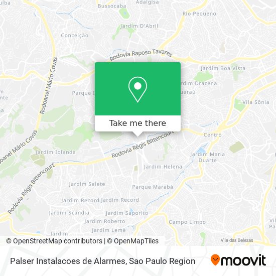 Palser Instalacoes de Alarmes map