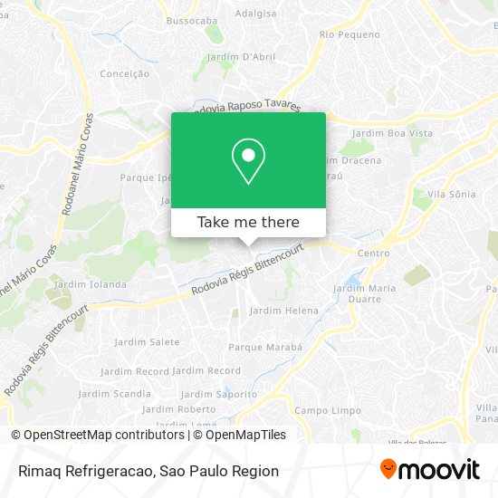 Rimaq Refrigeracao map