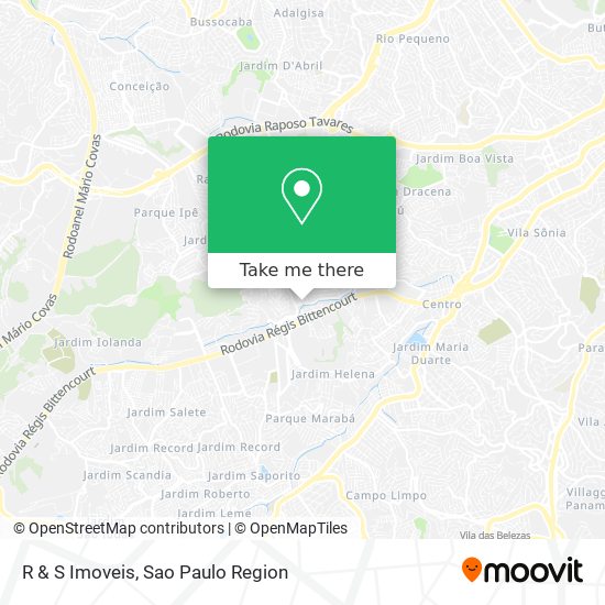 Mapa R & S Imoveis