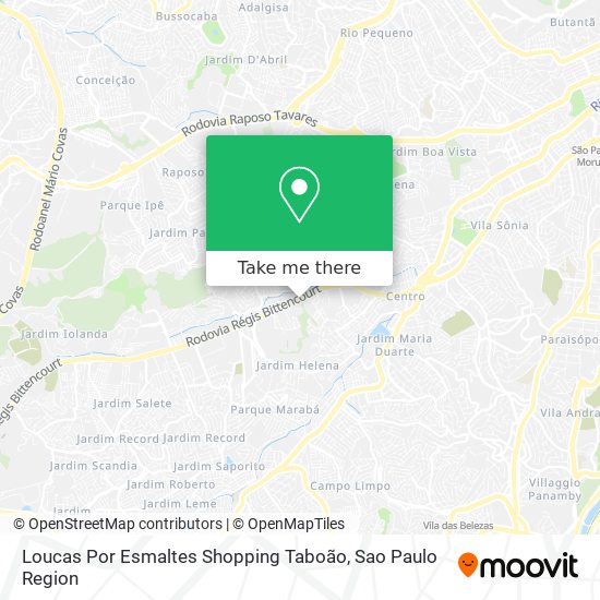Mapa Loucas Por Esmaltes Shopping Taboão