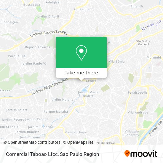 Comercial Taboao Lfcc map