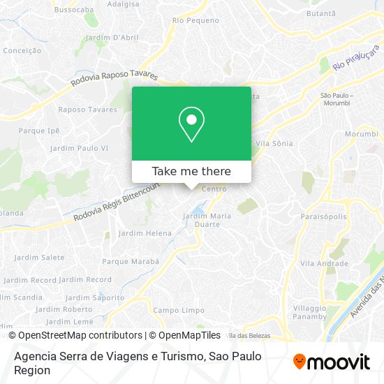 Agencia Serra de Viagens e Turismo map