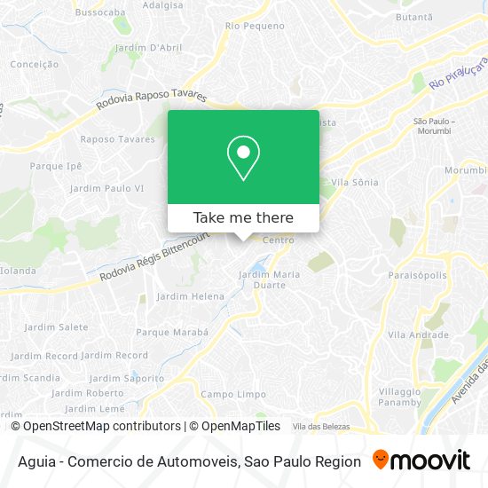Aguia - Comercio de Automoveis map