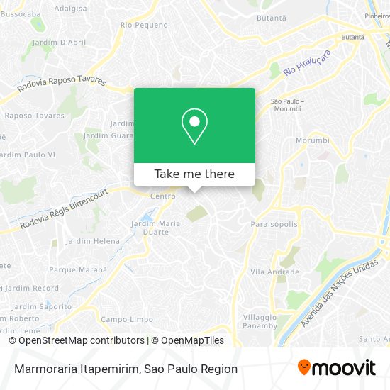 Mapa Marmoraria Itapemirim