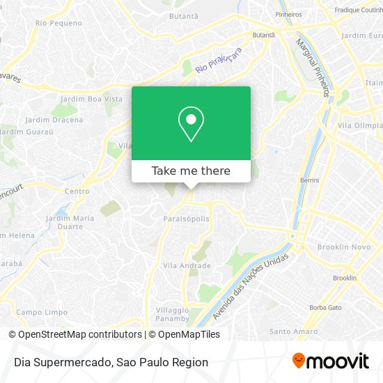 Mapa Dia Supermercado