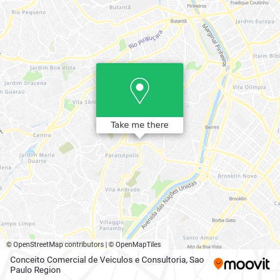 Mapa Conceito Comercial de Veiculos e Consultoria