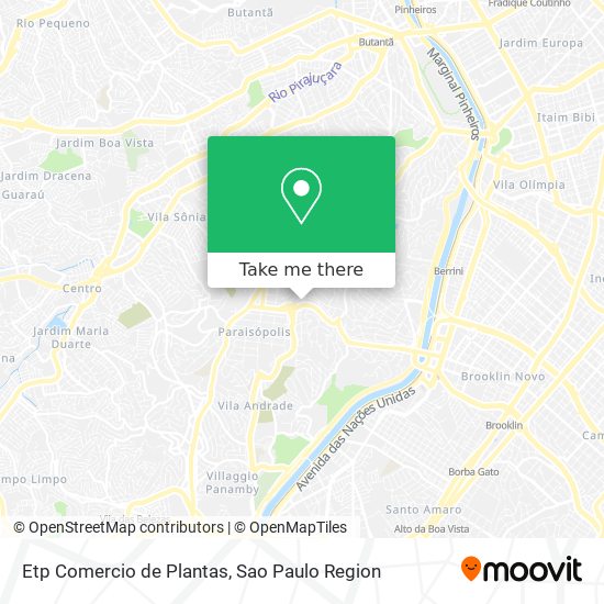 Etp Comercio de Plantas map