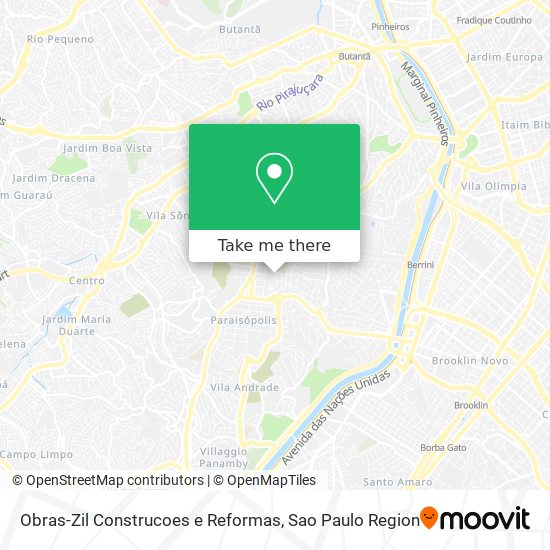 Obras-Zil Construcoes e Reformas map