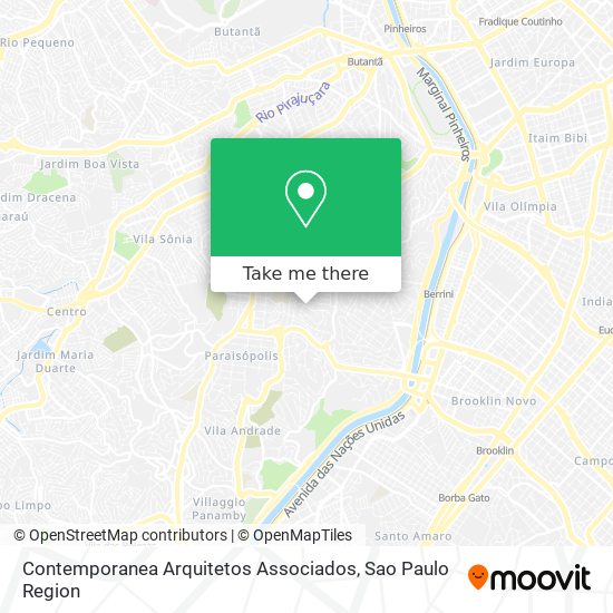 Contemporanea Arquitetos Associados map