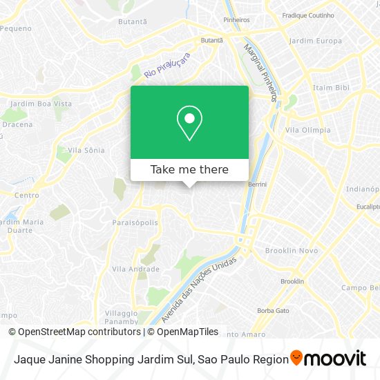 Jaque Janine Shopping Jardim Sul map