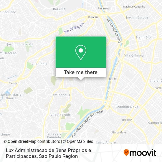 Lux Administracao de Bens Proprios e Participacoes map