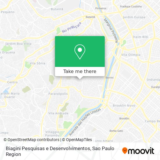 Biagini Pesquisas e Desenvolvimentos map