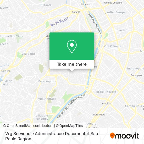 Vrg Servicos e Administracao Documental map