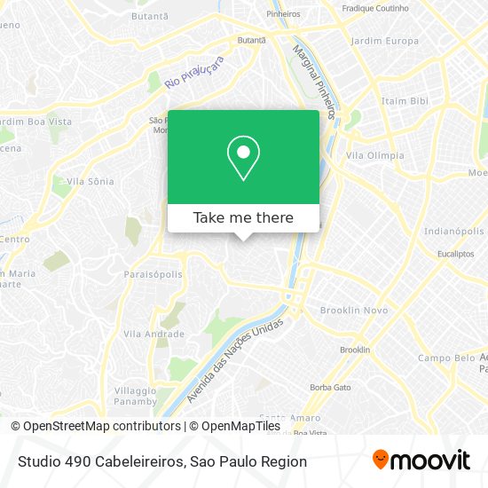Studio 490 Cabeleireiros map