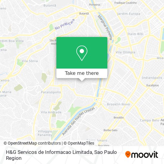 Mapa H&G Servicos de Informacao Limitada