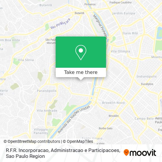 Mapa R.F.R. Incorporacao, Administracao e Participacoes