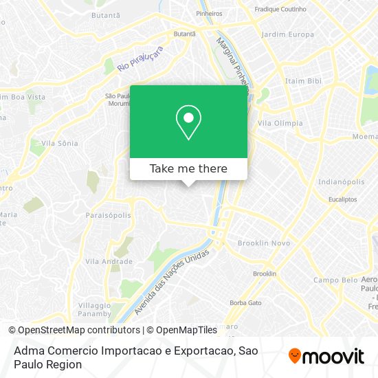 Adma Comercio Importacao e Exportacao map