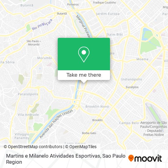 Martins e Milanelo Atividades Esportivas map