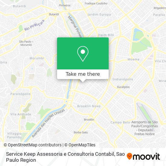 Mapa Service Keep Assessoria e Consultoria Contabil