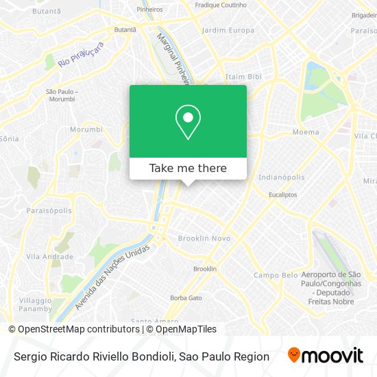 Sergio Ricardo Riviello Bondioli map