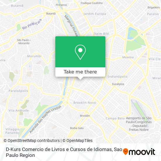 D-Kurs Comercio de Livros e Cursos de Idiomas map