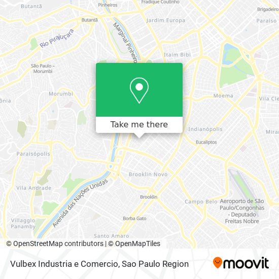 Vulbex Industria e Comercio map