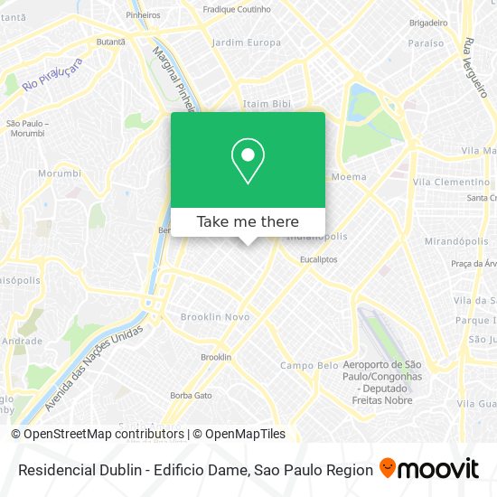 Residencial Dublin - Edificio Dame map