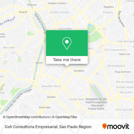 Gsh Consultoria Empresarial map