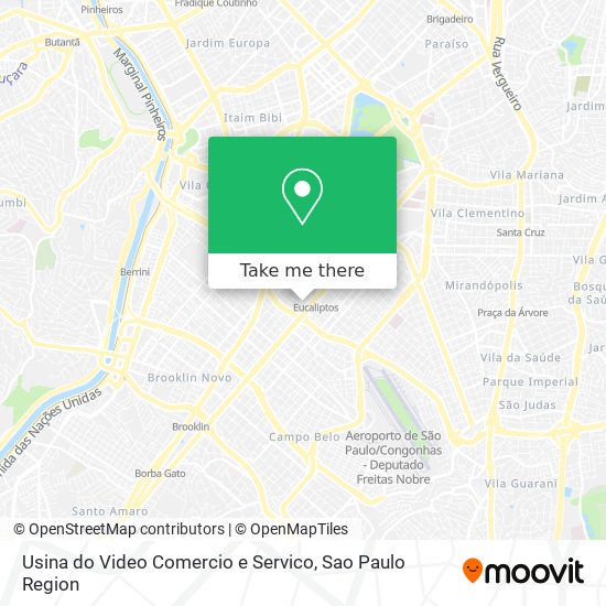 Usina do Video Comercio e Servico map