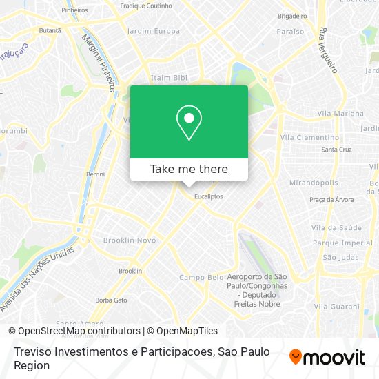 Mapa Treviso Investimentos e Participacoes