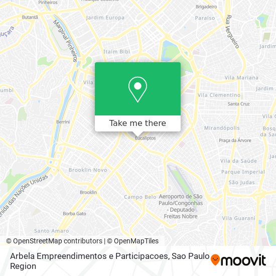 Arbela Empreendimentos e Participacoes map