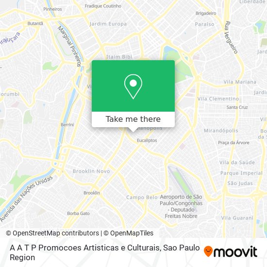 Mapa A A T P Promocoes Artisticas e Culturais