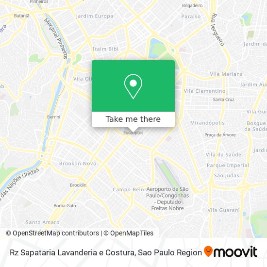 Rz Sapataria Lavanderia e Costura map