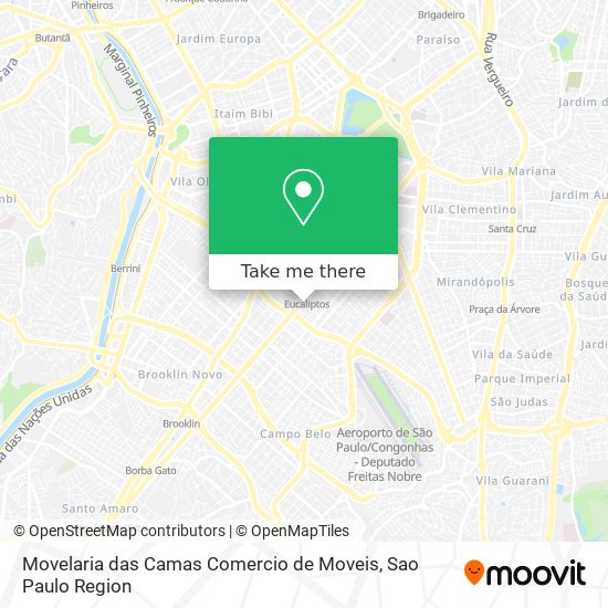 Movelaria das Camas Comercio de Moveis map