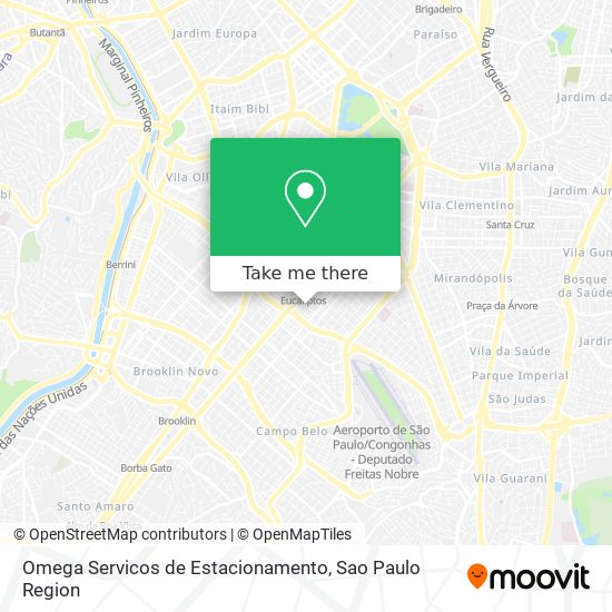 Omega Servicos de Estacionamento map