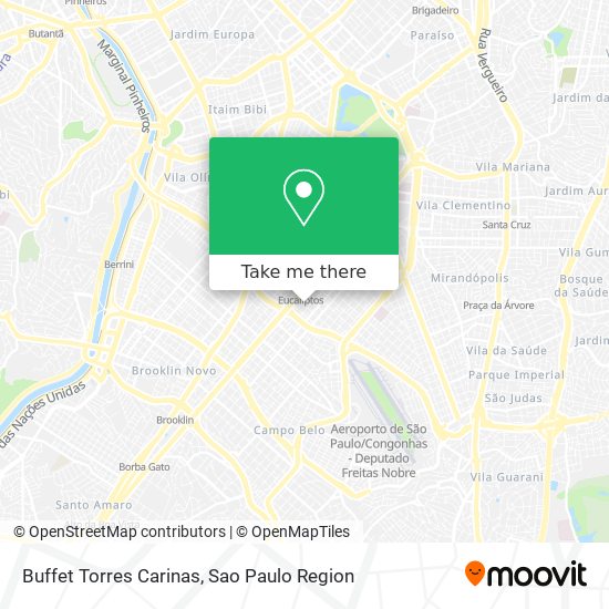 Buffet Torres Carinas map