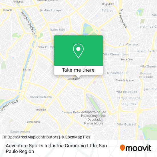 Mapa Adventure Sports Indústria Comércio Ltda