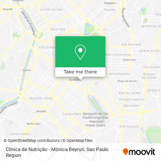 Clínica de Nutrição - Mônica Beyruti map