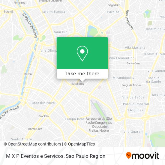 M X P Eventos e Servicos map