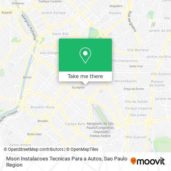 Mapa Mson Instalacoes Tecnicas Para a Autos