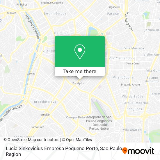 Lúcia Sinkevicius Empresa Pequeno Porte map