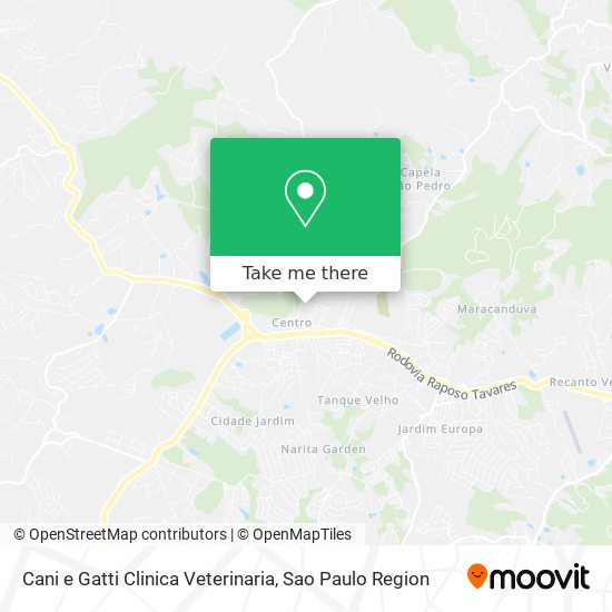Cani e Gatti Clinica Veterinaria map