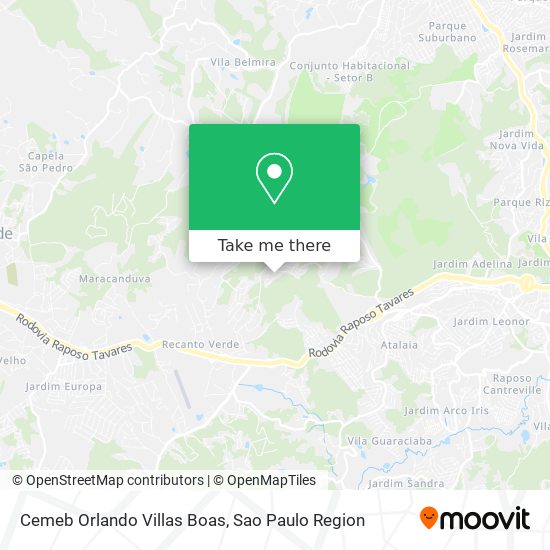Cemeb Orlando Villas Boas map