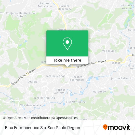 Blau Farmaceutica S a map
