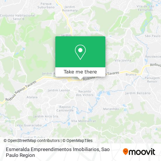 Esmeralda Empreendimentos Imobiliarios map