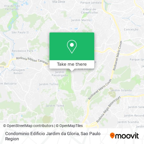 Condominio Edificio Jardim da Gloria map