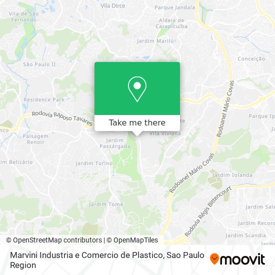 Marvini Industria e Comercio de Plastico map