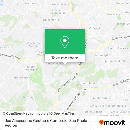 Mapa Jcs Assessoria Gestao e Comercio